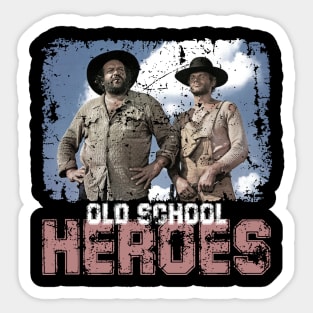 BUD SPENCER AND TERENCE HILL OLD SCHOOL HEROES Sticker